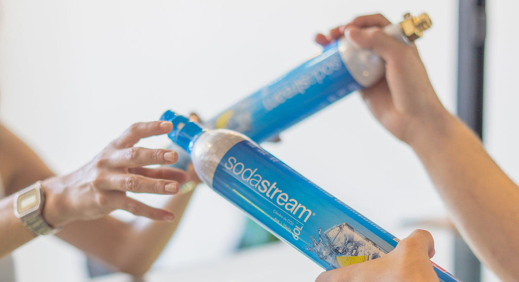 how to dispose of sodastream gas bottles uk